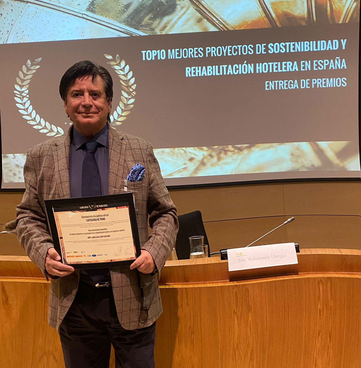 Premio mejor proyecto de sostenibilidad y rehabilitaci&oacute;n hotelera de espa&ntilde;a 2021-Deurrutia Orlando